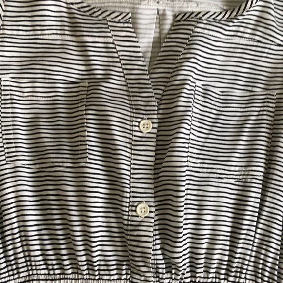 Jack by BB Dakota.Black striped button down dress. - Picture 9 of 11